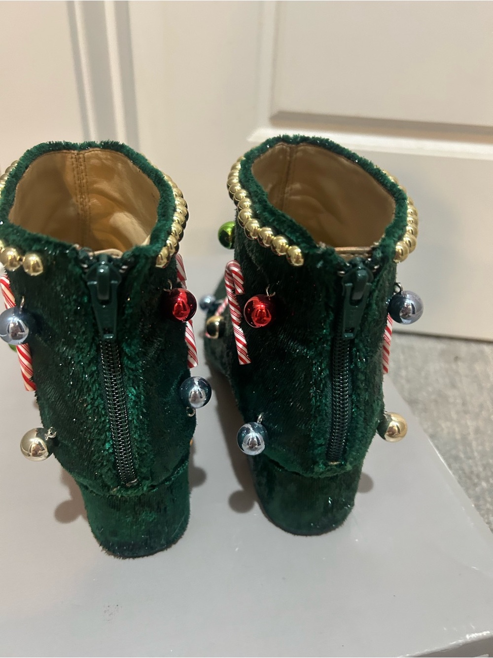 Lightly used Katy Perry Christmas Booties - Picture 3 of 8